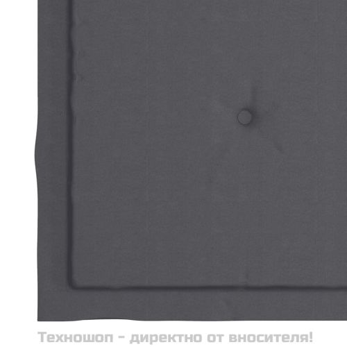 Възглавници за столове 4 бр антрацит 40x40x4 см Оксфорд плат