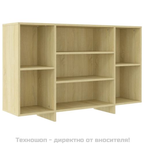 Сайдборд, дъб сонома, 120x30x75 см, инженерно дърво