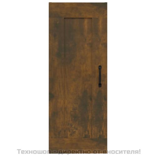 Окачен шкаф, опушен дъб, 35x34x90 см, инженерно дърво