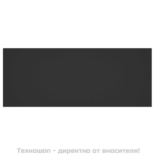 Горна табла за легло, черна, 200x1,5x80 см, инженерна дървесина