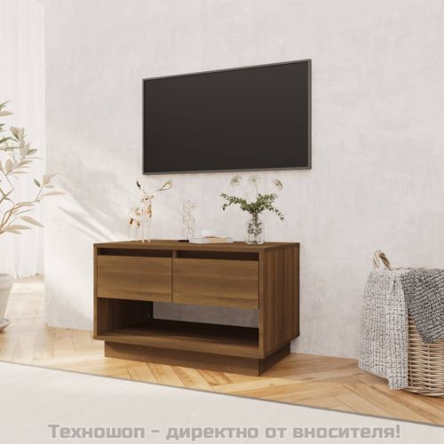 ТB шкаф, кафяв дъб, 70x41x44 см, инженерно дърво