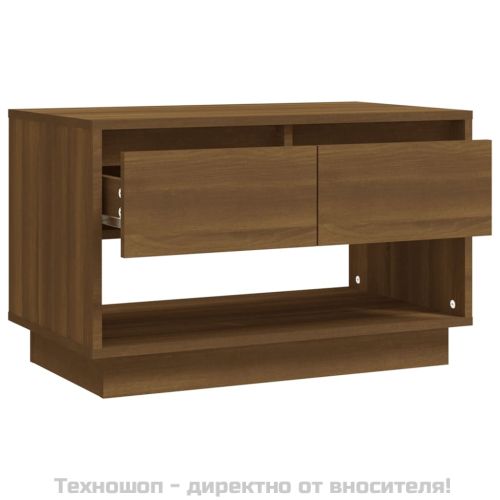 ТB шкаф, кафяв дъб, 70x41x44 см, инженерно дърво