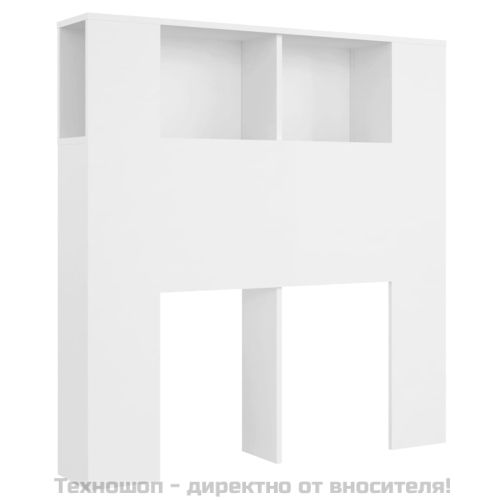 Шкаф за табла, бял, 100x18,5x102,5 см