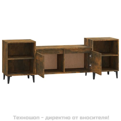 ТB шкаф, опушен дъб, 160x35x55 см, инженерно дърво