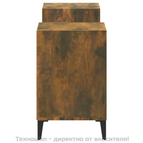 ТB шкаф, опушен дъб, 160x35x55 см, инженерно дърво