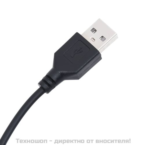 Сайдборд с LED светлини, черен, 80x35x75 см