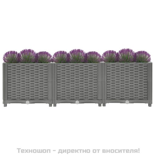 Повдигната леха, 120x40x38 см, полипропилен