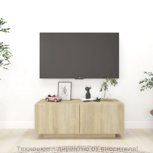 ТB шкаф, дъб сонома, 100x35x40 см, инженерно дърво