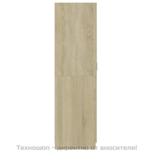 Гардероб, дъб сонома, 80x52x180 см, инженерно дърво