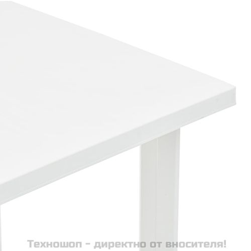 Градинска маса, бяла, 80x75x72 см, пластмаса