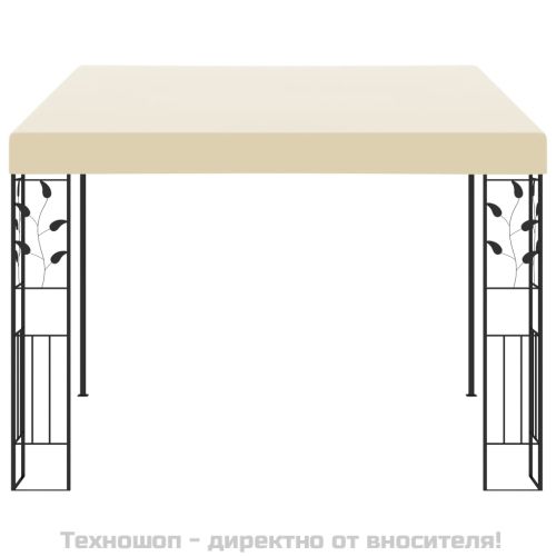 Шатра за стенен монтаж, 3x3x2,5 м, кремава