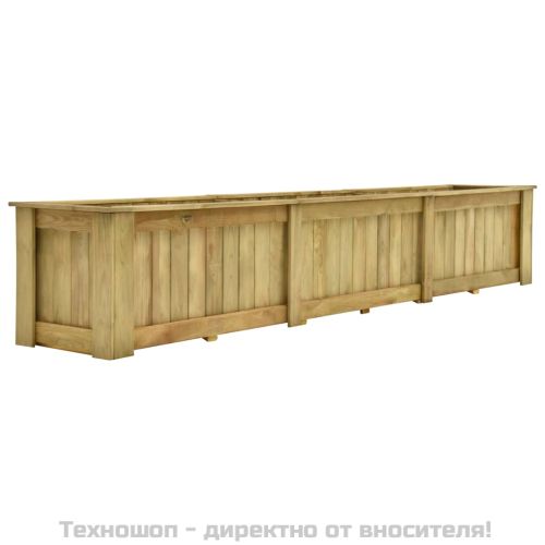 Повдигната леха, 291x50x50 см, импрегнирано борово дърво