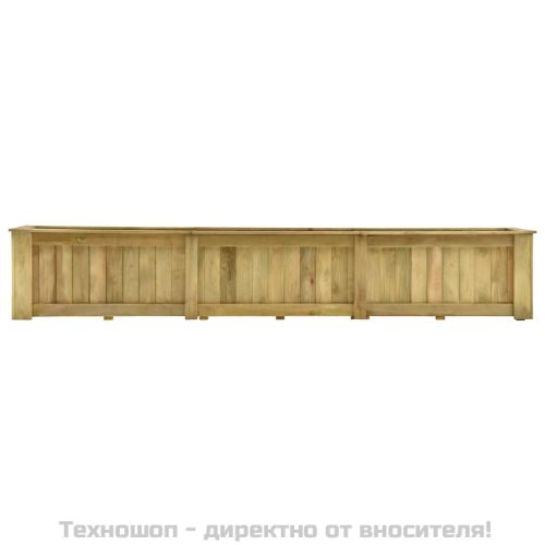 Повдигната леха, 291x50x50 см, импрегнирано борово дърво