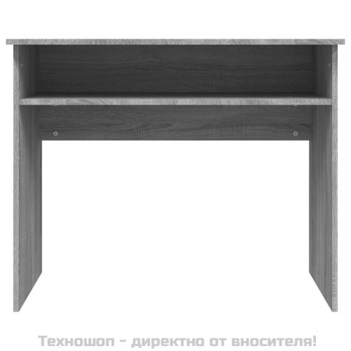 Бюро, сив сонома, 90x50x74 см, инженерно дърво