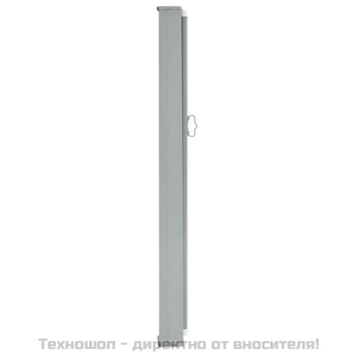 Прибираща се странична тента, 100х300 см, кремава