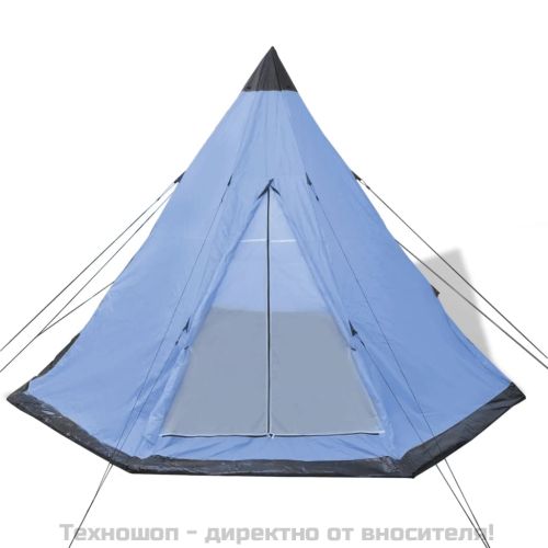 4-местна палатка, синя