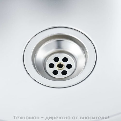 Ръчно изработена кухненска мивка, неръждаема стомана