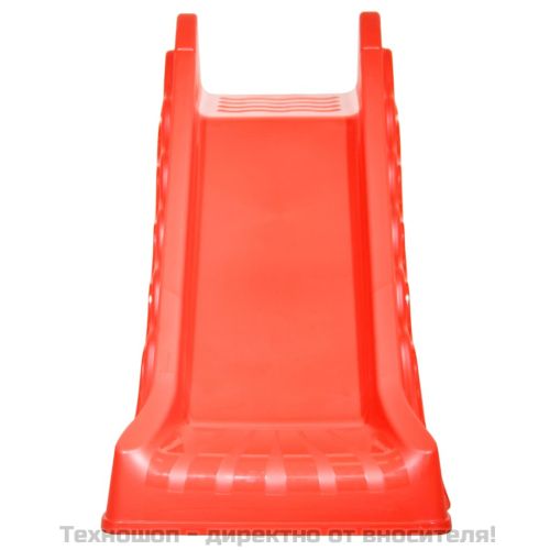 Сгъваема пързалка за деца за закрито и открито червено и жълто