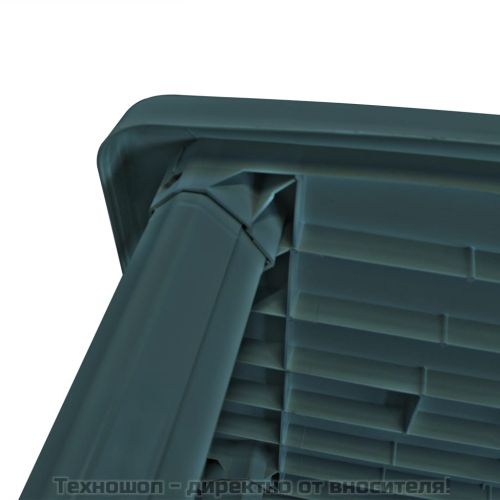 Градинска маса, зелена, 101x68x72 см, пластмаса