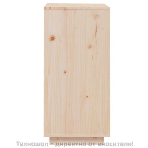 Шкаф за обувки, 35x35x80 см, бор масив