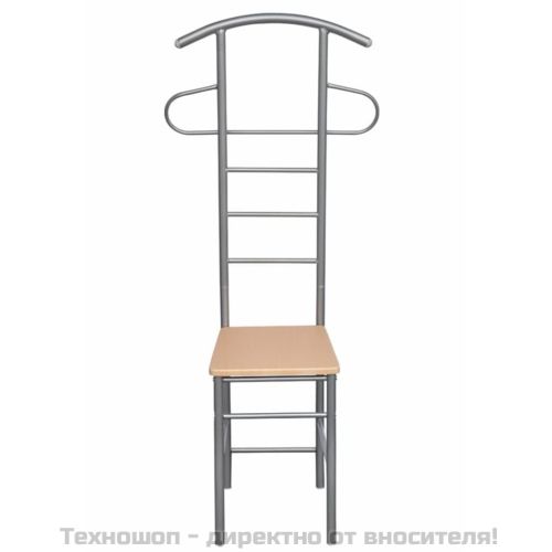 Мъжки камериерски столове, 2 бр, метал