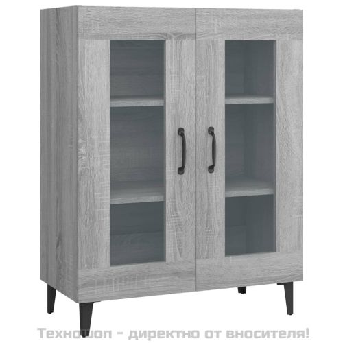 Сайдборд, сив сонома, 69,5x34x90 см, инженерно дърво