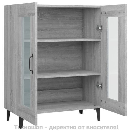 Сайдборд, сив сонома, 69,5x34x90 см, инженерно дърво