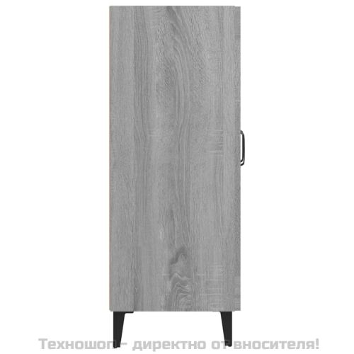 Сайдборд, сив сонома, 69,5x34x90 см, инженерно дърво