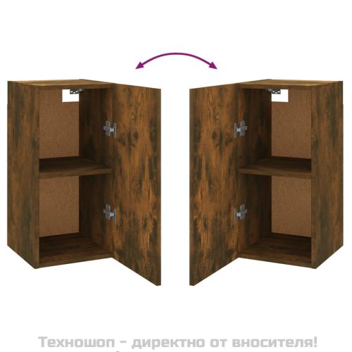 ТB шкаф, опушен дъб, 30,5x30x60 см, инженерно дърво