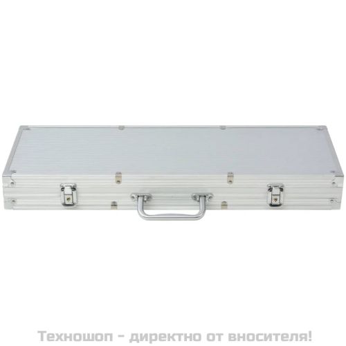 Покер комплект с 500 чипа, алуминий