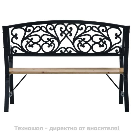 Градинска пейка, 120 cм, дърво