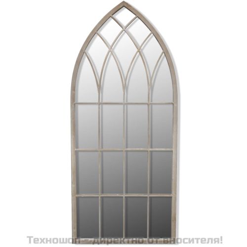 Градинско готическо огледало арка 50x115 см за открито/закрито