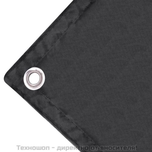 Балконски екран от оксфорд плат, 75x400 см, антрацит