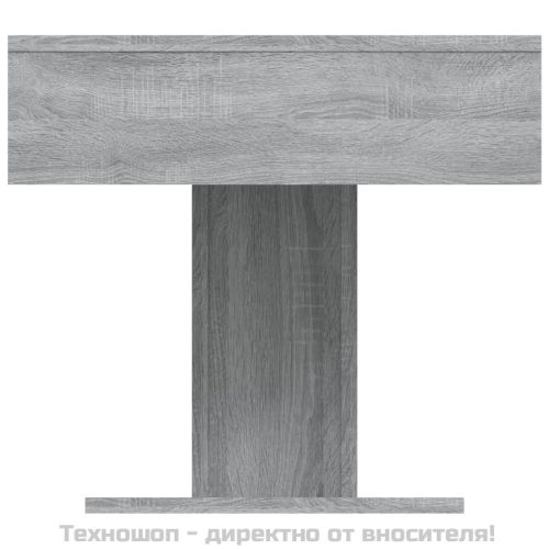 Маса за кафе, сив сонома, 96x50x45 см, инженерно дърво