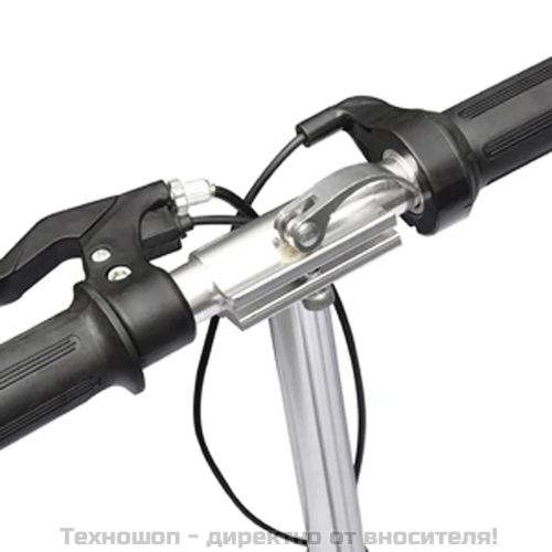 Електрическа тротинетка със седалка, 120 W, черна