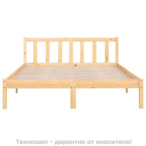 Рамка за легло, бор масив, 140х200 см