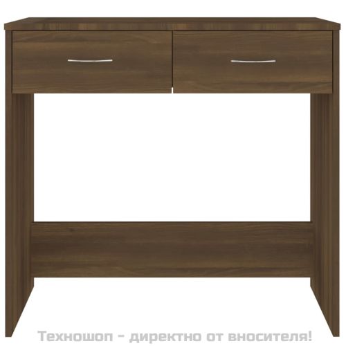 Бюро Кафяв дъб 80x40x75 cm Инженерна дървесина