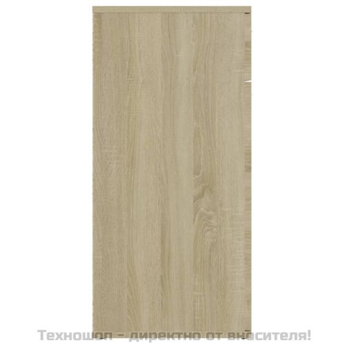 Бюфет, дъб сонома, 80x36x75 см, инженерно дърво