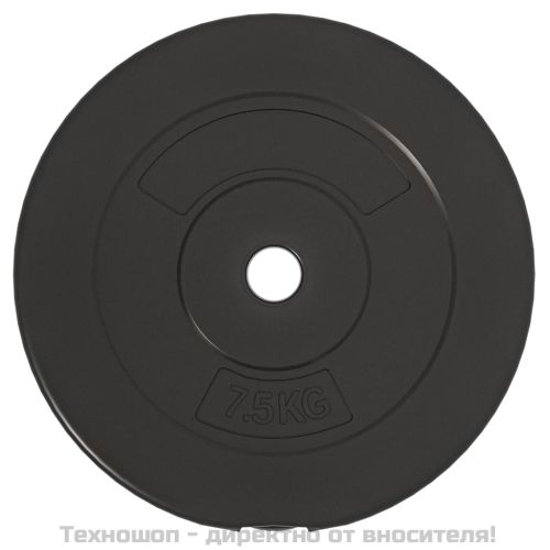 Плочи за тежести, 6 бр, 30 кг, цимент