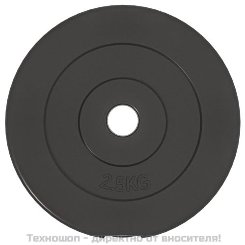 Плочи за тежести, 6 бр, 30 кг, цимент