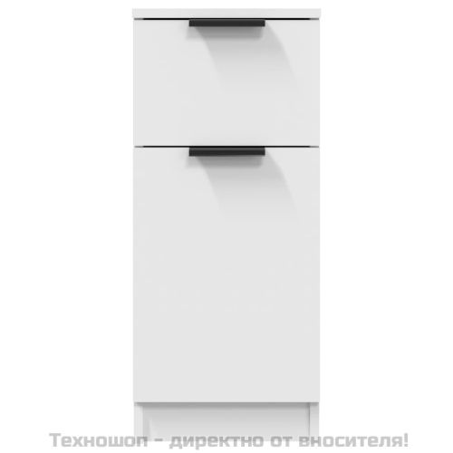 Сайдборди, 2 бр, бели, 30x30x70 см, инженерно дърво