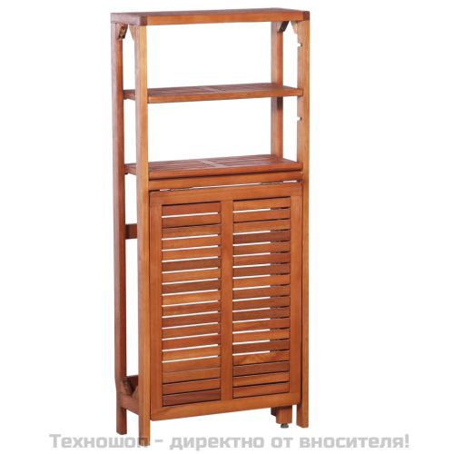 Сгъваем бистро комплект от 3 части, масивно акациево дърво
