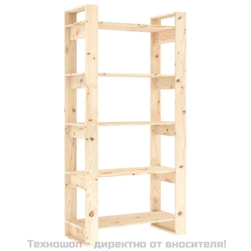 Шкаф за книги/Преграда за стая 80x35x160 см, масивна дървесина