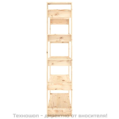 Шкаф за книги/Преграда за стая 80x35x160 см, масивна дървесина