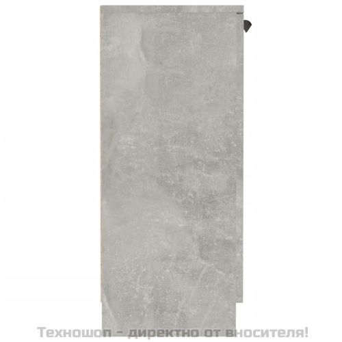 Сайдборд, бетонно сив, 60x30x70 см, инженерно дърво