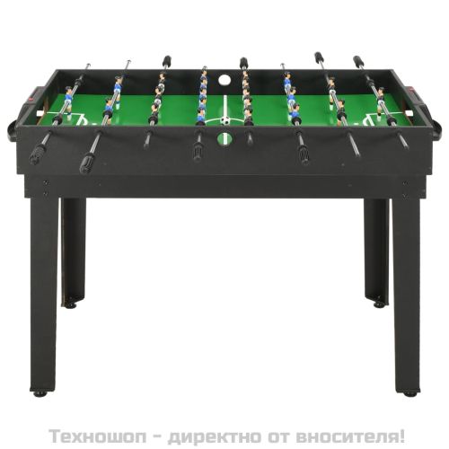 Мултифункционална игрална маса 15-в-1, 121x61x82 см, черна