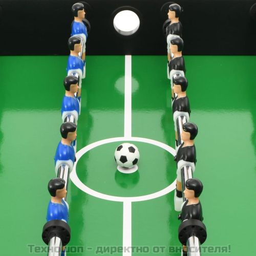 Мултифункционална игрална маса 15-в-1, 121x61x82 см, черна