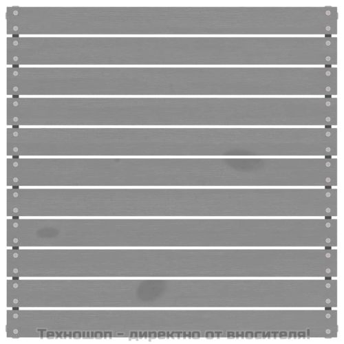 Градински лаундж комплект 3 части с възглавници сив бор масив