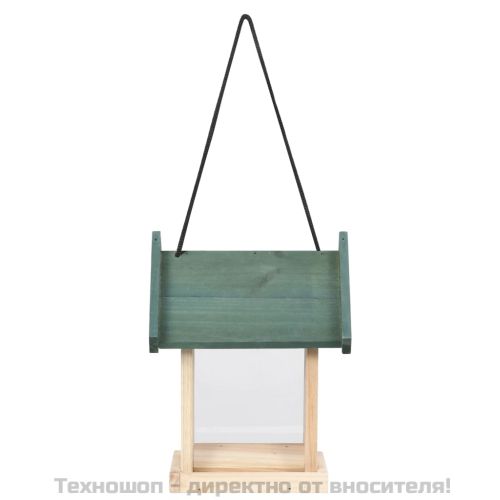 Хранилки за птици, 4 бр, чамово дърво