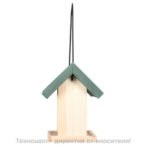 Хранилки за птици, 4 бр, чамово дърво